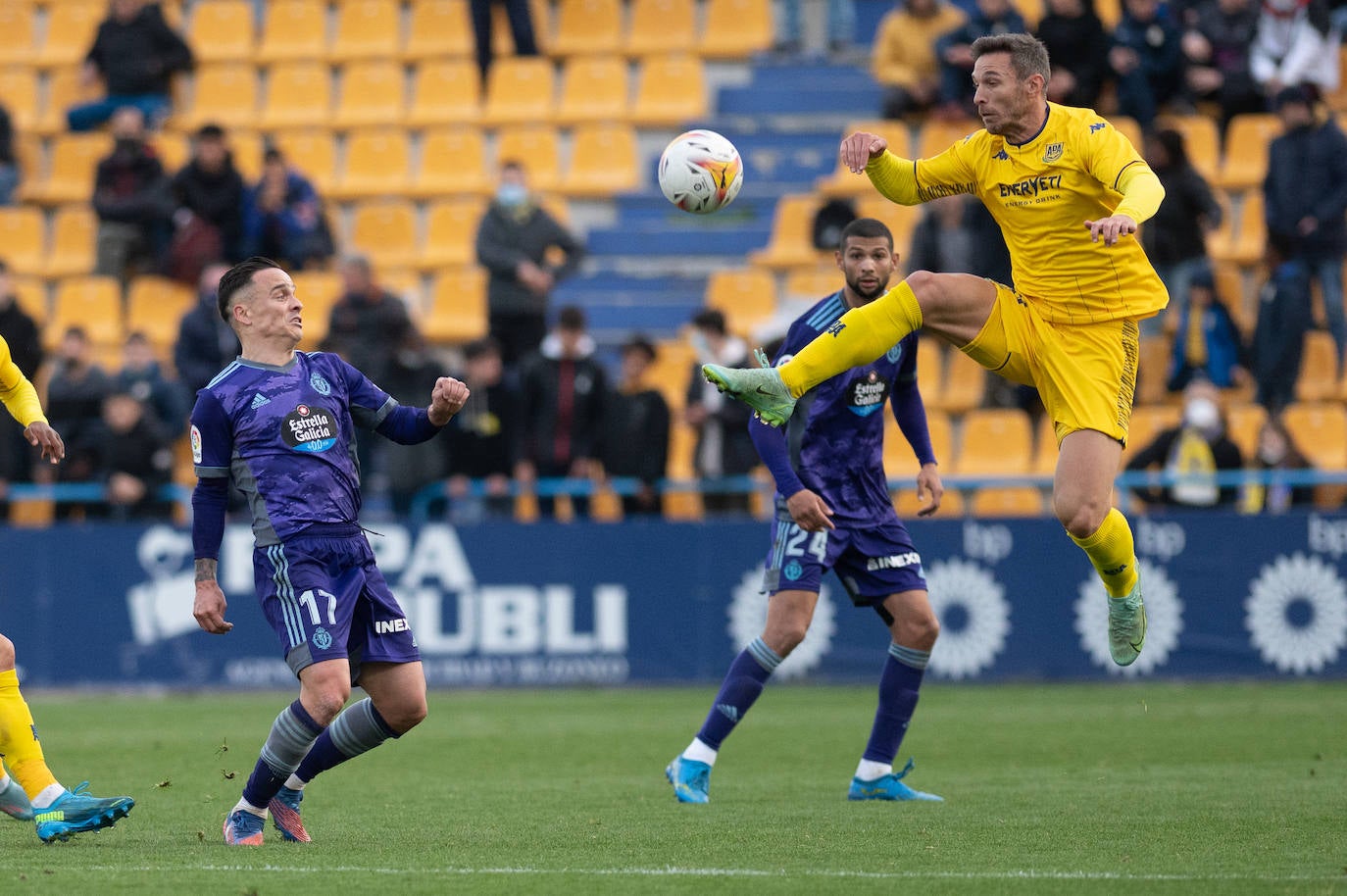 Partido del Real Valladolid en Alcorcón.