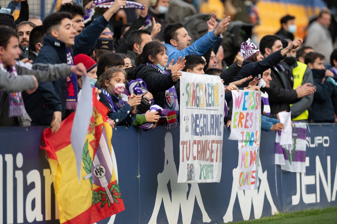 Partido del Real Valladolid en Alcorcón.