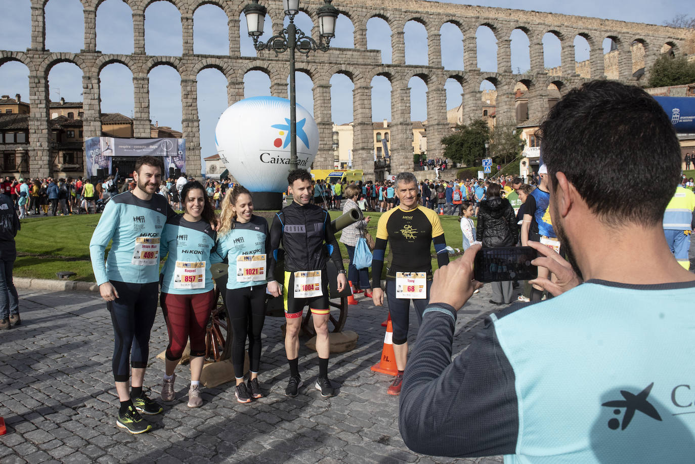 Un momento de la carrera. 
