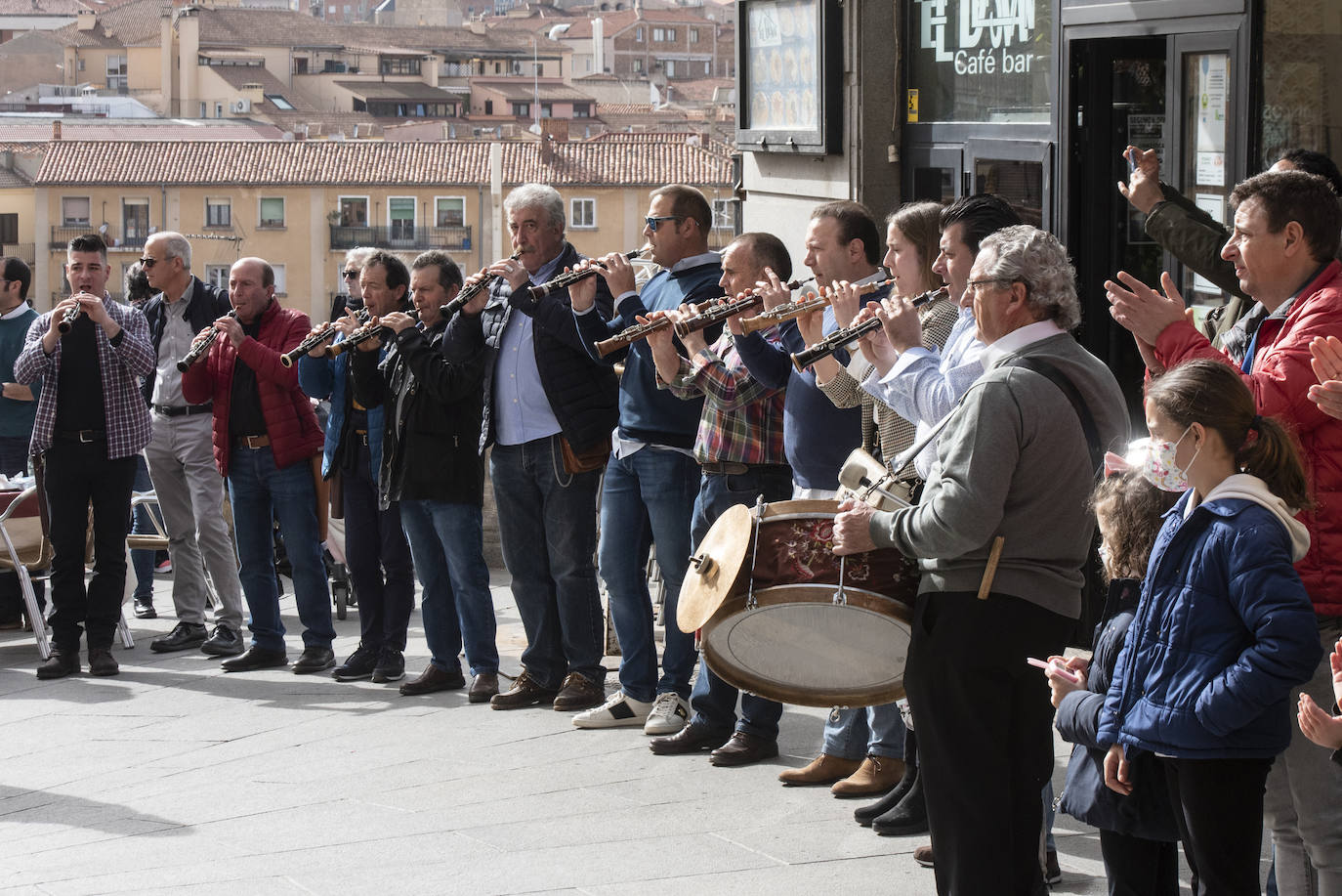 Un momento de la carrera. 