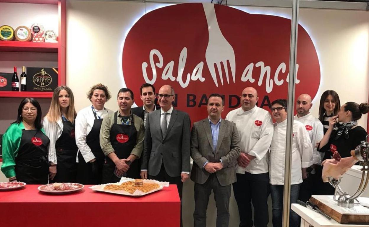 Productores y restauradores salmantinos debutan en Madrid Fusión con Salamanca en Bandeja