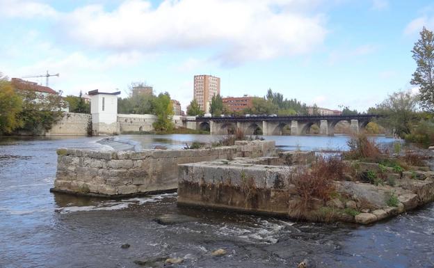 Aceñas del rio Pisuerga.