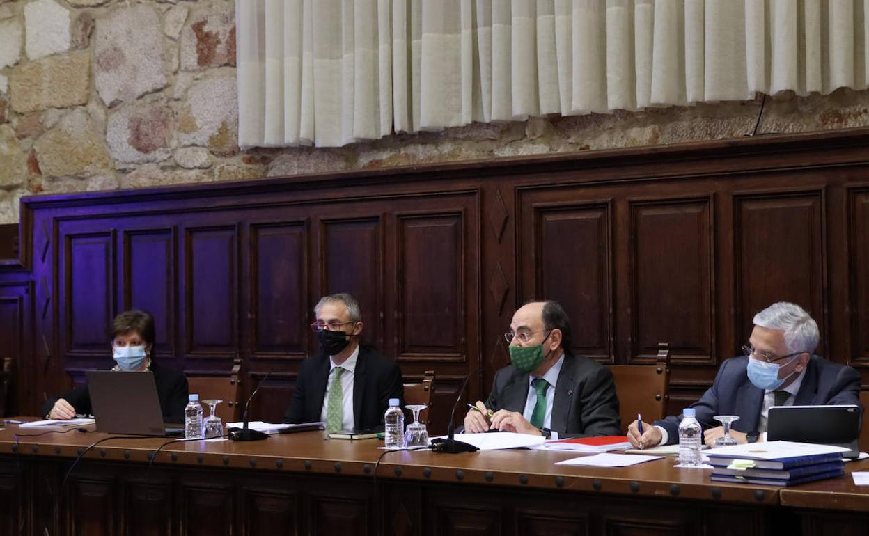 Josefa Barrado, Ricardo Rivero, José Ignacio Sánchez-Galán, Antonio Sánchez-Calzada.