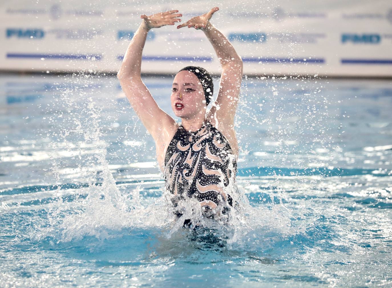 XXII Campeonatos de España de natación artística en la piscina municipal de Parquesol. 