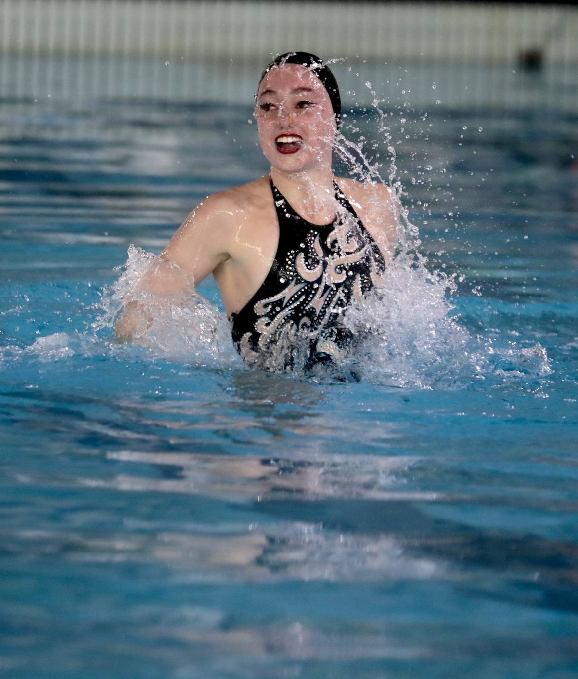 XXII Campeonatos de España de natación artística en la piscina municipal de Parquesol. 