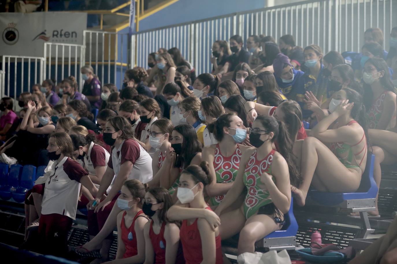 XXII Campeonatos de España de natación artística en la piscina municipal de Parquesol. 