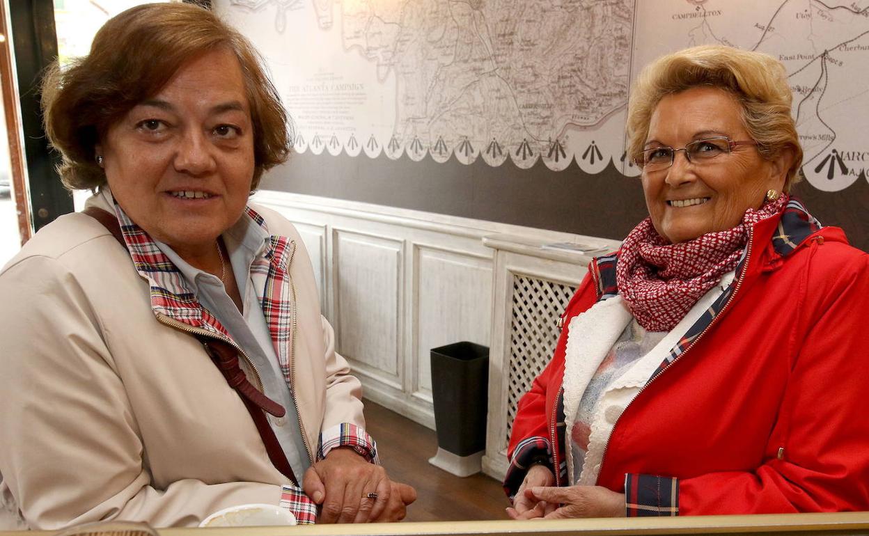 Elena García Gil (izq.) y Juana Borrego, responsables de Femur. 