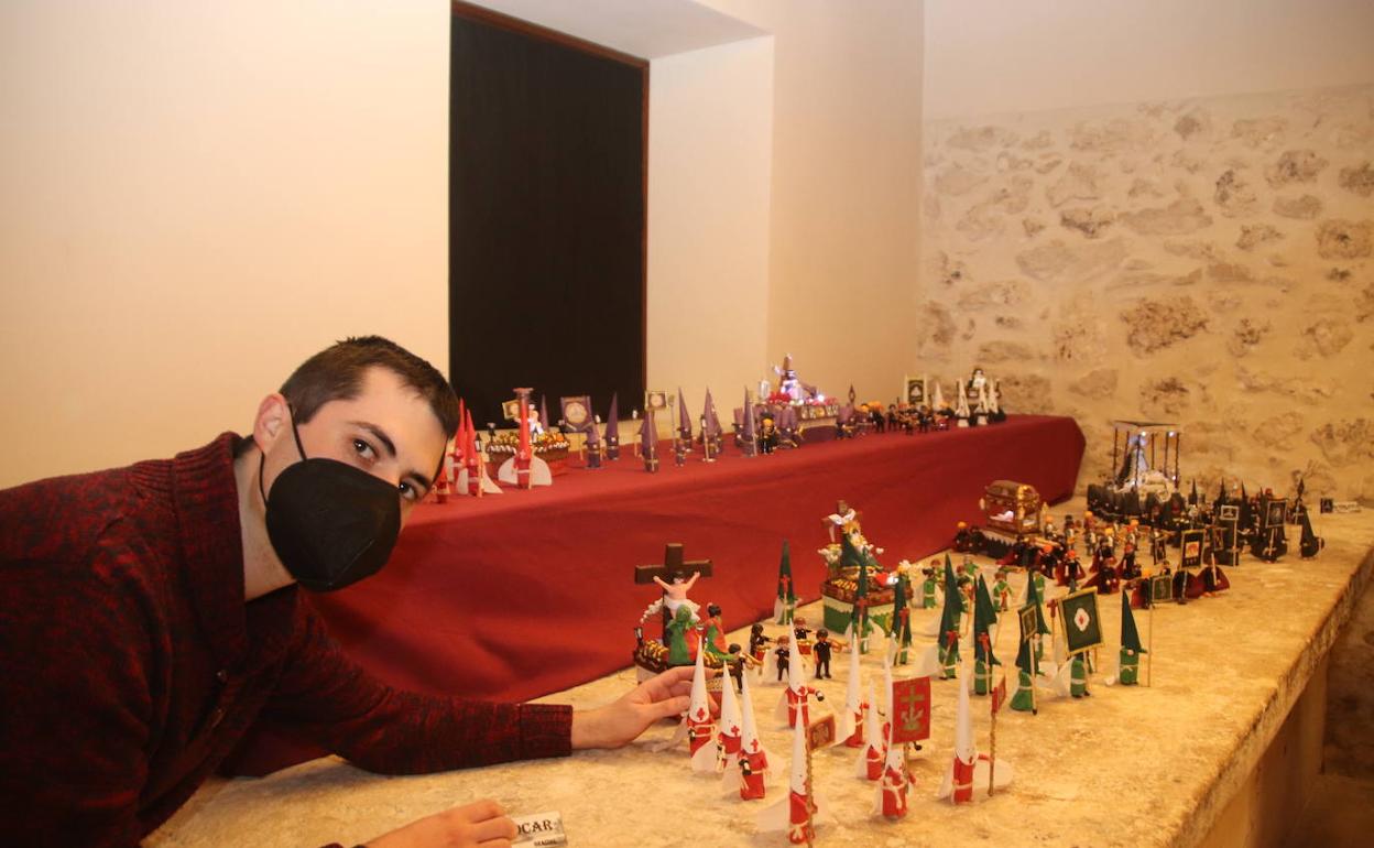 Daniel Martín de Blas, con 'su' Semana Santa.