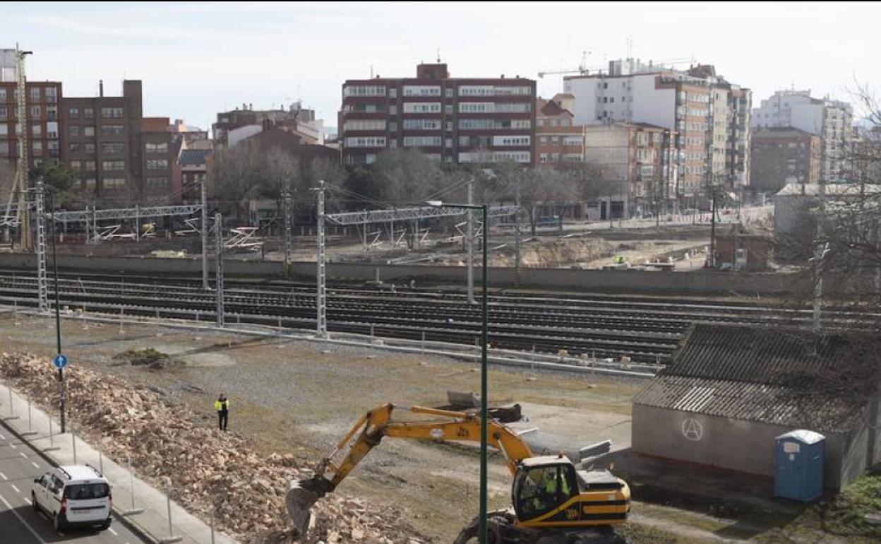 Imagen de archivo de las obras del túnel de Panaderos. 