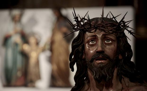 Talle de Cristo en la exposición de Las Francesas.