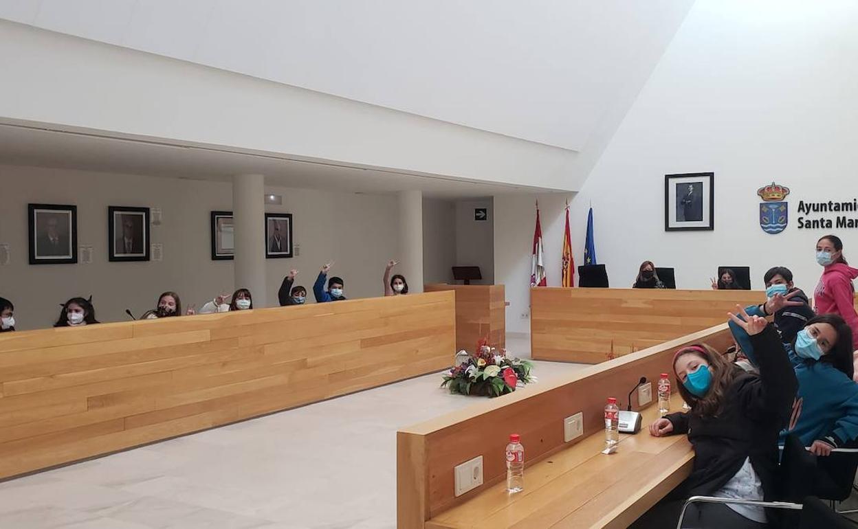 Un momento del pleno.