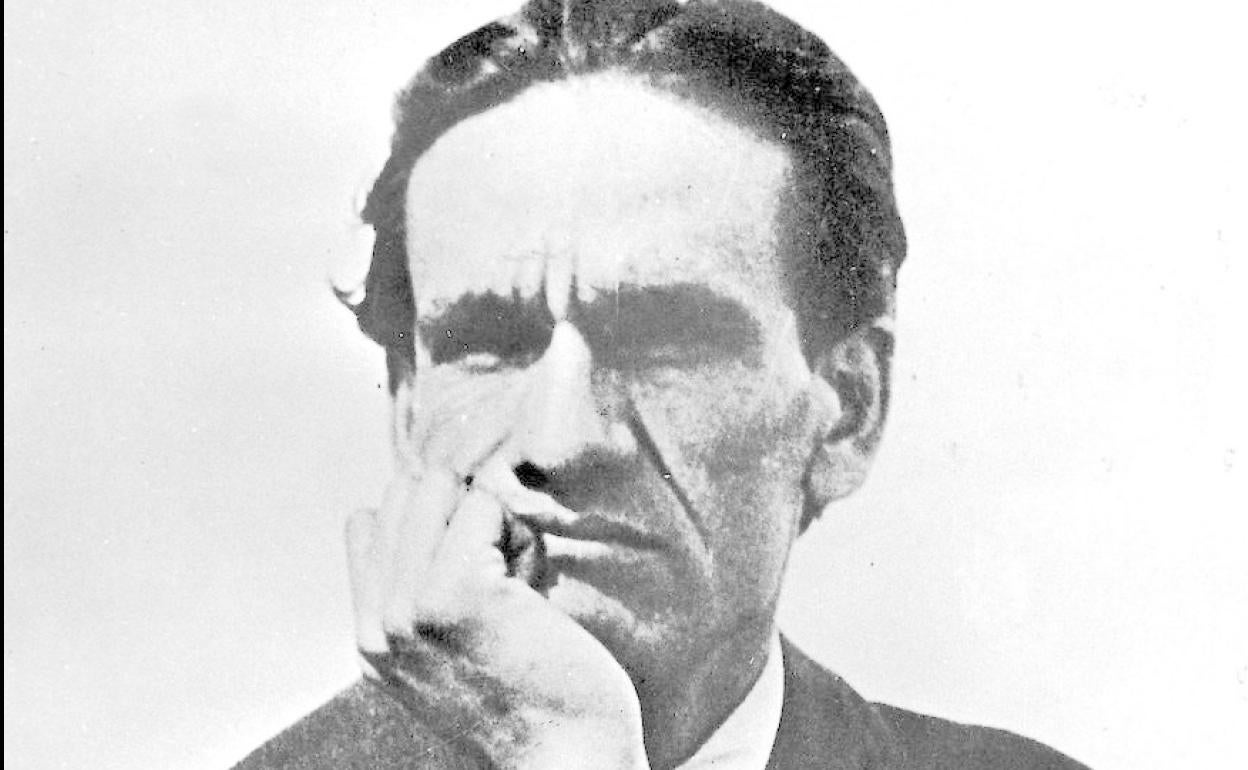 El poeta César Vallejo. 