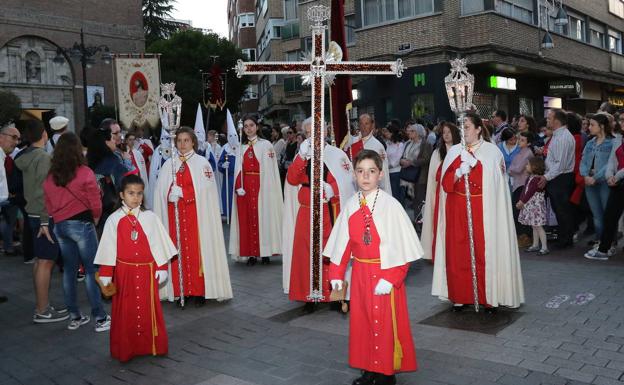 Procesión saliendo de San Andrés. 