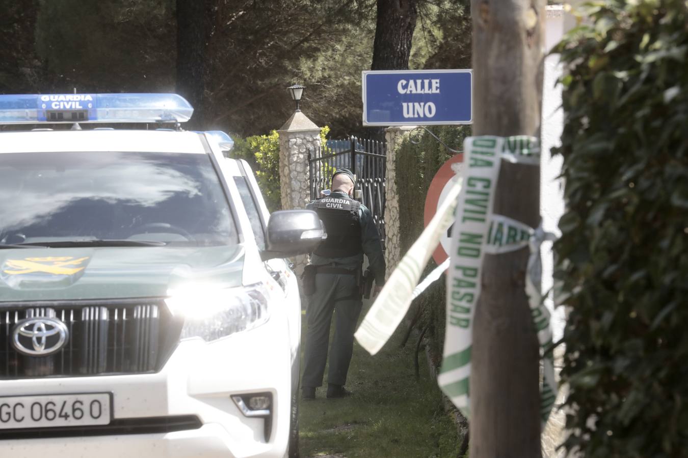 El registro en la vivienda se ha desarrollado durante toda la jornada del sábado. 