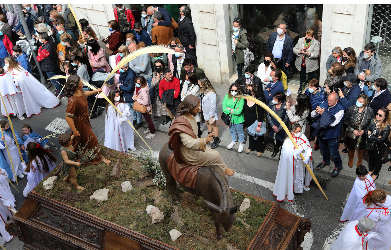 Fotos: Procesión de la Borriquilla en Palencia