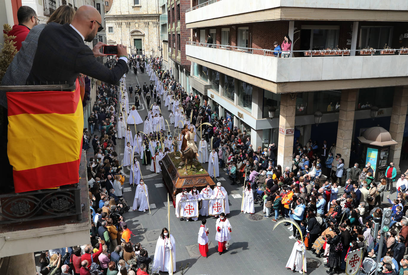 Fotos: Procesión de la Borriquilla en Palencia