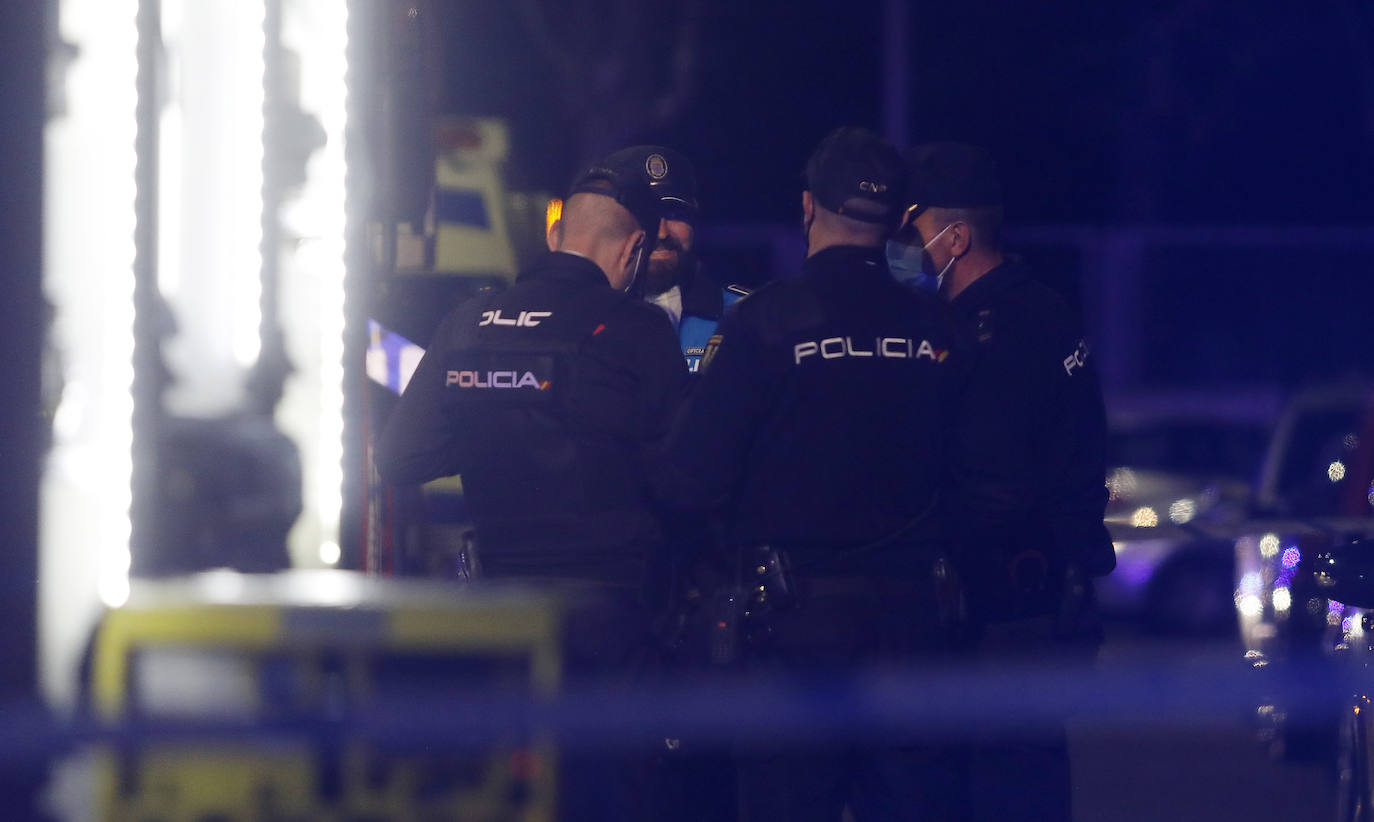 Incendio en la calle Peregrinos.