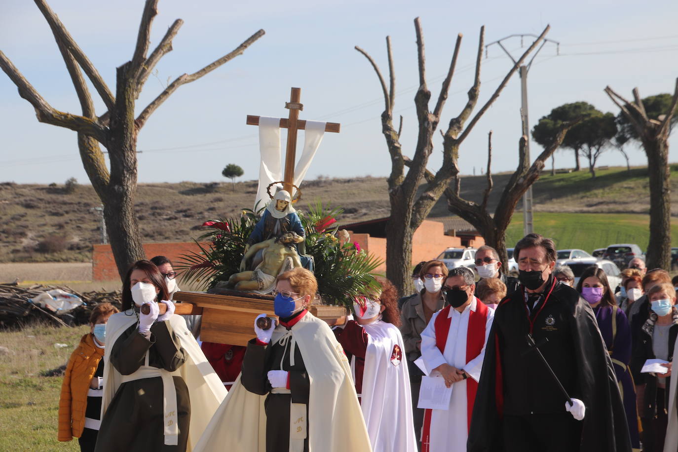 Procesión de Nuestra Señora de la Compasión, ayer.