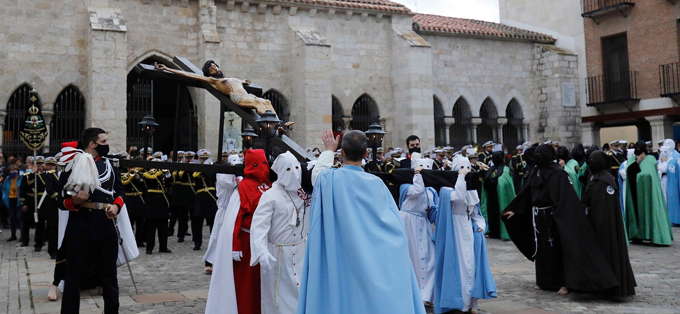 El Crucificado de Palencia se refugia en San Francisco