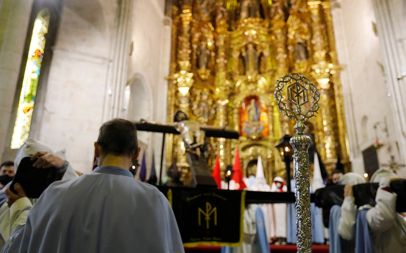 El Crucificado de Palencia se refugia en San Francisco