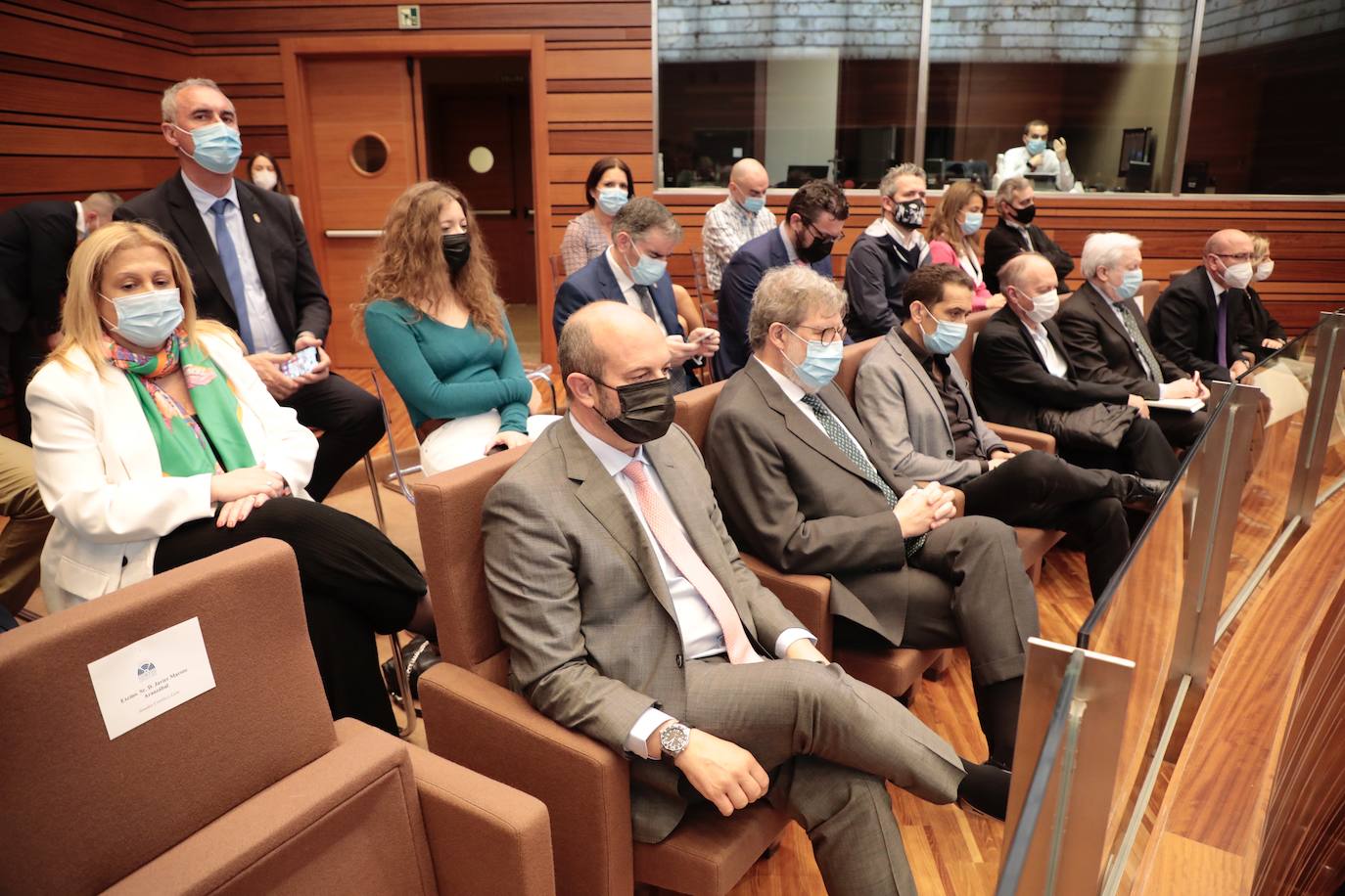 Fotos: Invitados al pleno de investidura de Alfonso Fernández Mañueco en las Cortes de Castilla y León