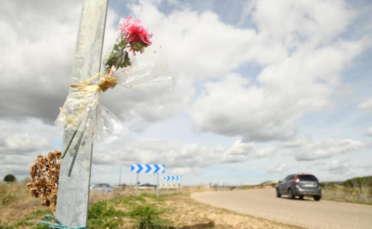 Una flor en recuerdo de Esher López, 