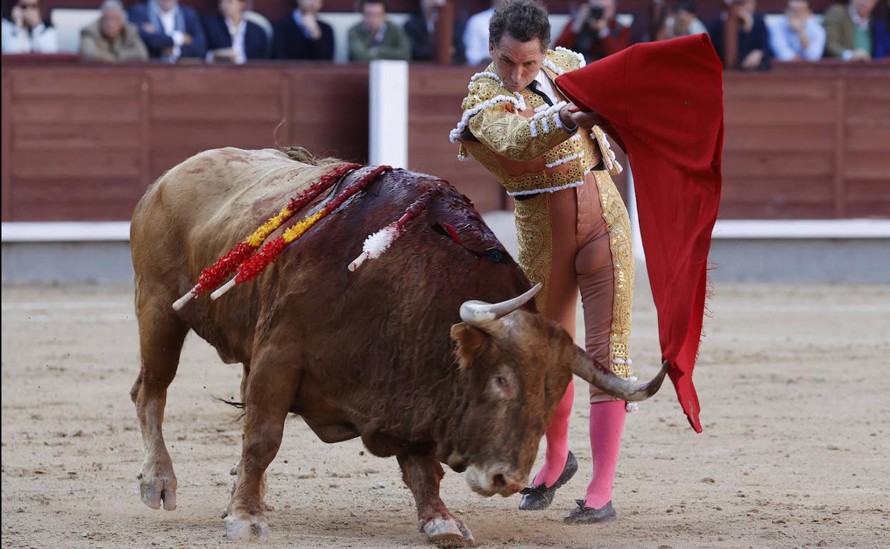 Álvaro de la Calle durante su actuación en Madrid. 