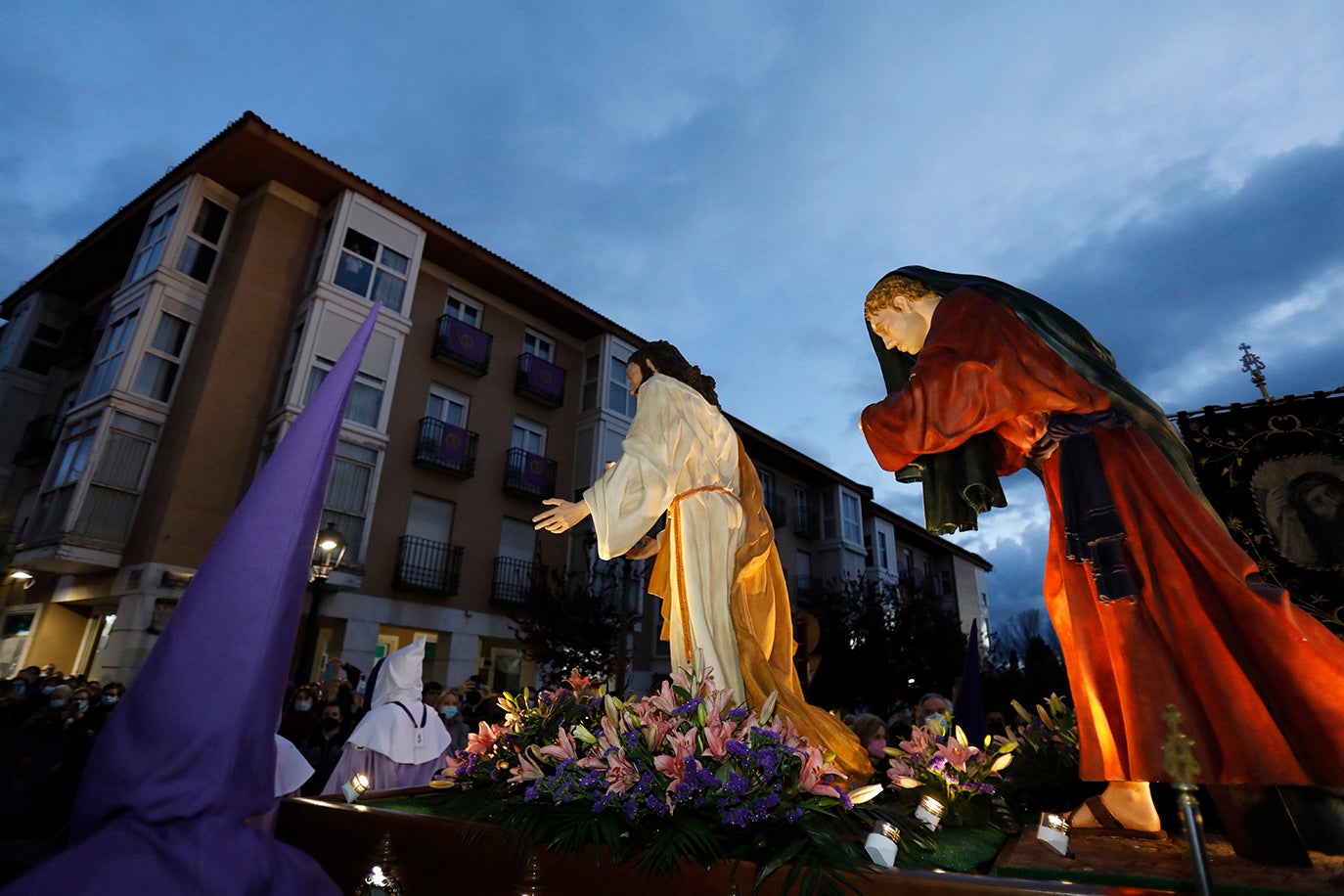 San Miguel enmarca la traición de Judas a Jesús de Medinaceli en Palencia