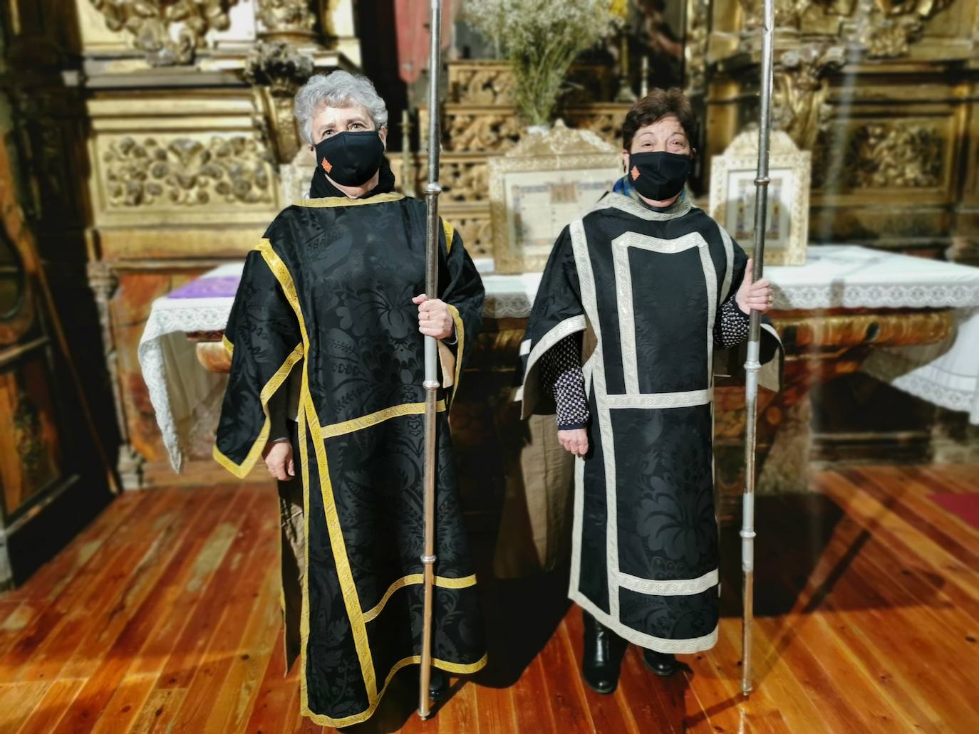 Fotos: Procesión de Lunes Santo en Torrelobatón en el interior de la iglesia (3/3)