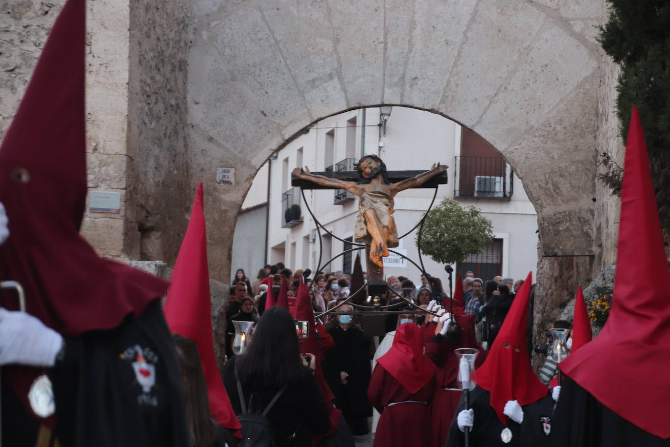 Procesiones del Jueves Santo por las calles de Cuéllar.
