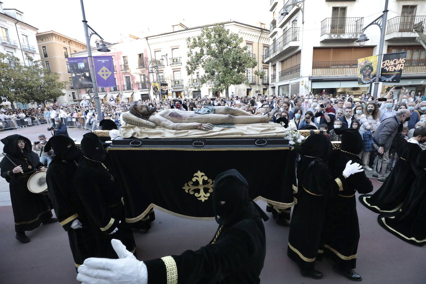 Procesión del Santo Entierro de Cristo, en Valladolid.