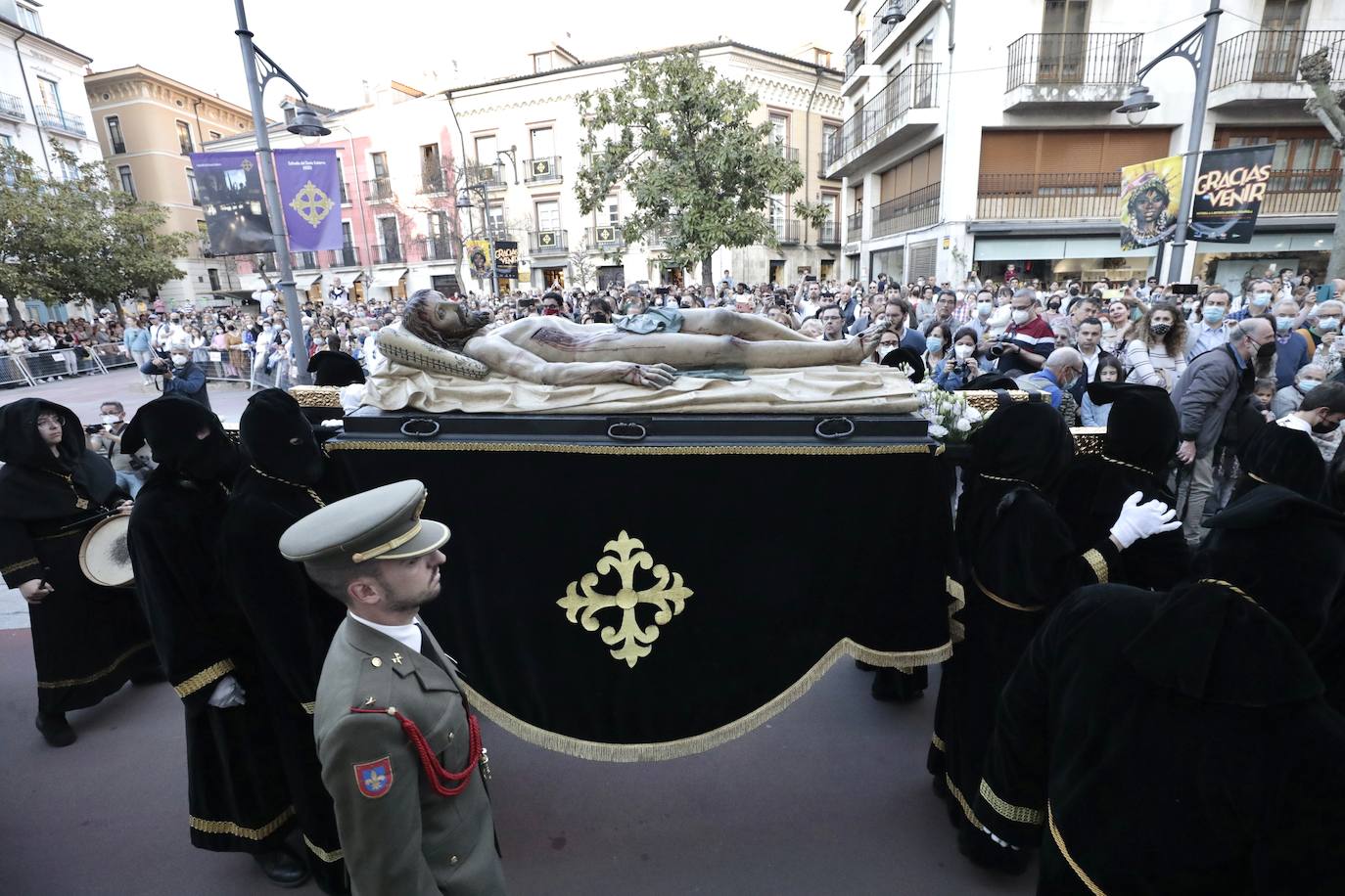 Procesión del Santo Entierro de Cristo, en Valladolid.