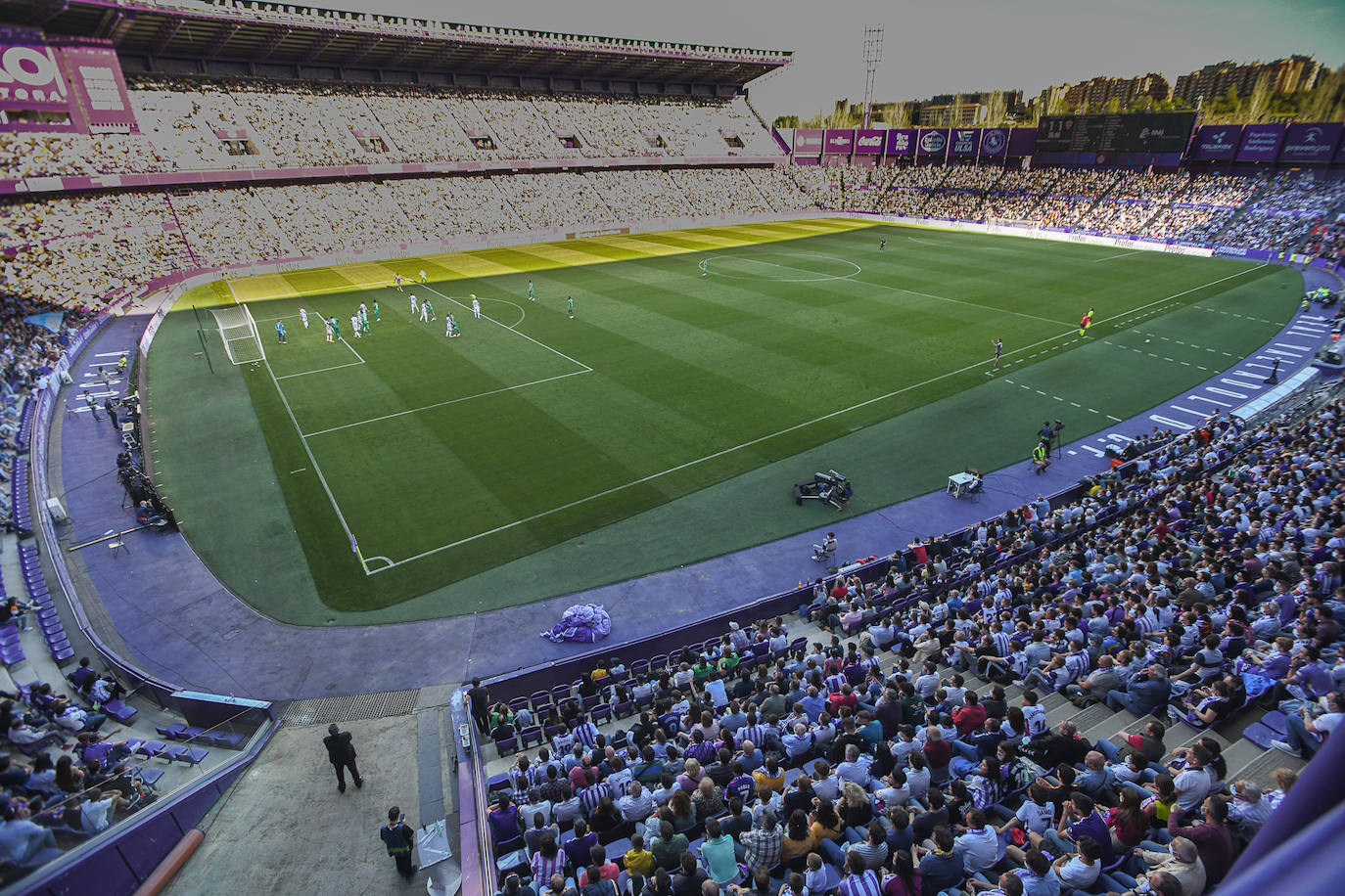 Partido entre el Valladolid y el Almería disputado en el José Zorrilla.