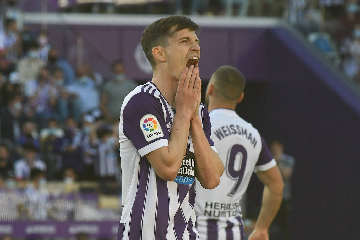 Partido entre el Valladolid y el Almería disputado en el José Zorrilla.