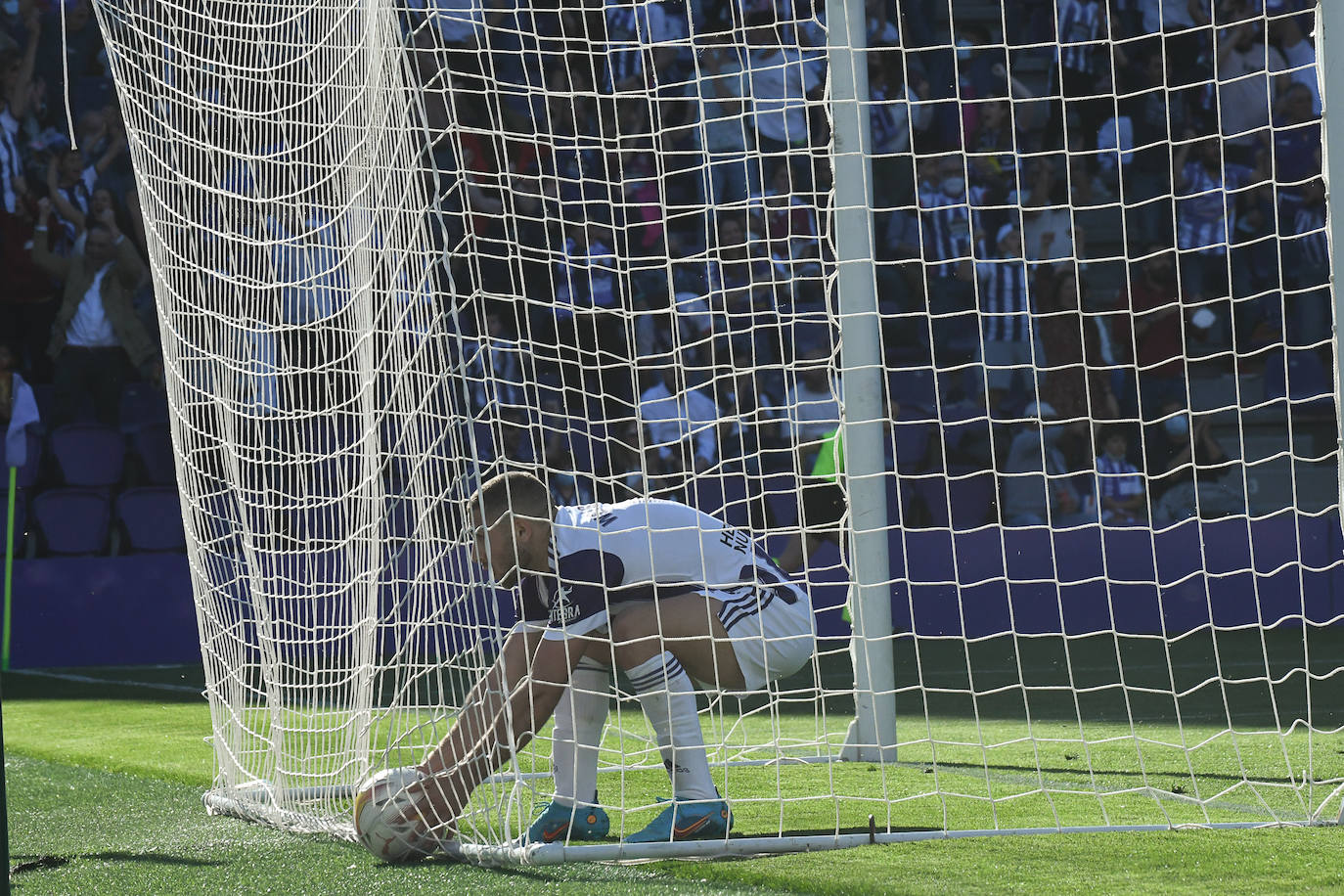 Partido entre el Valladolid y el Almería disputado en el José Zorrilla.