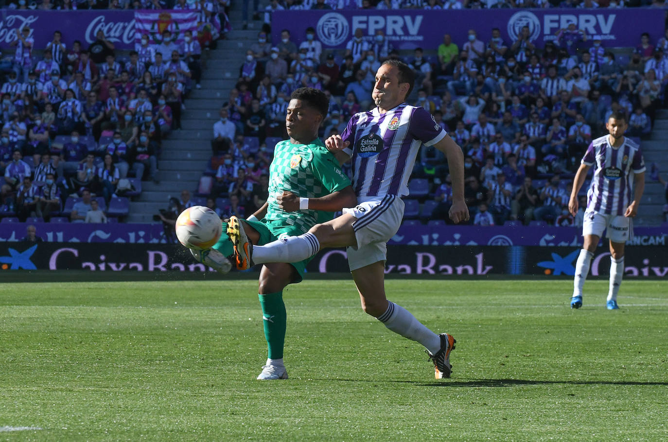 Partido entre el Valladolid y el Almería disputado en el José Zorrilla.