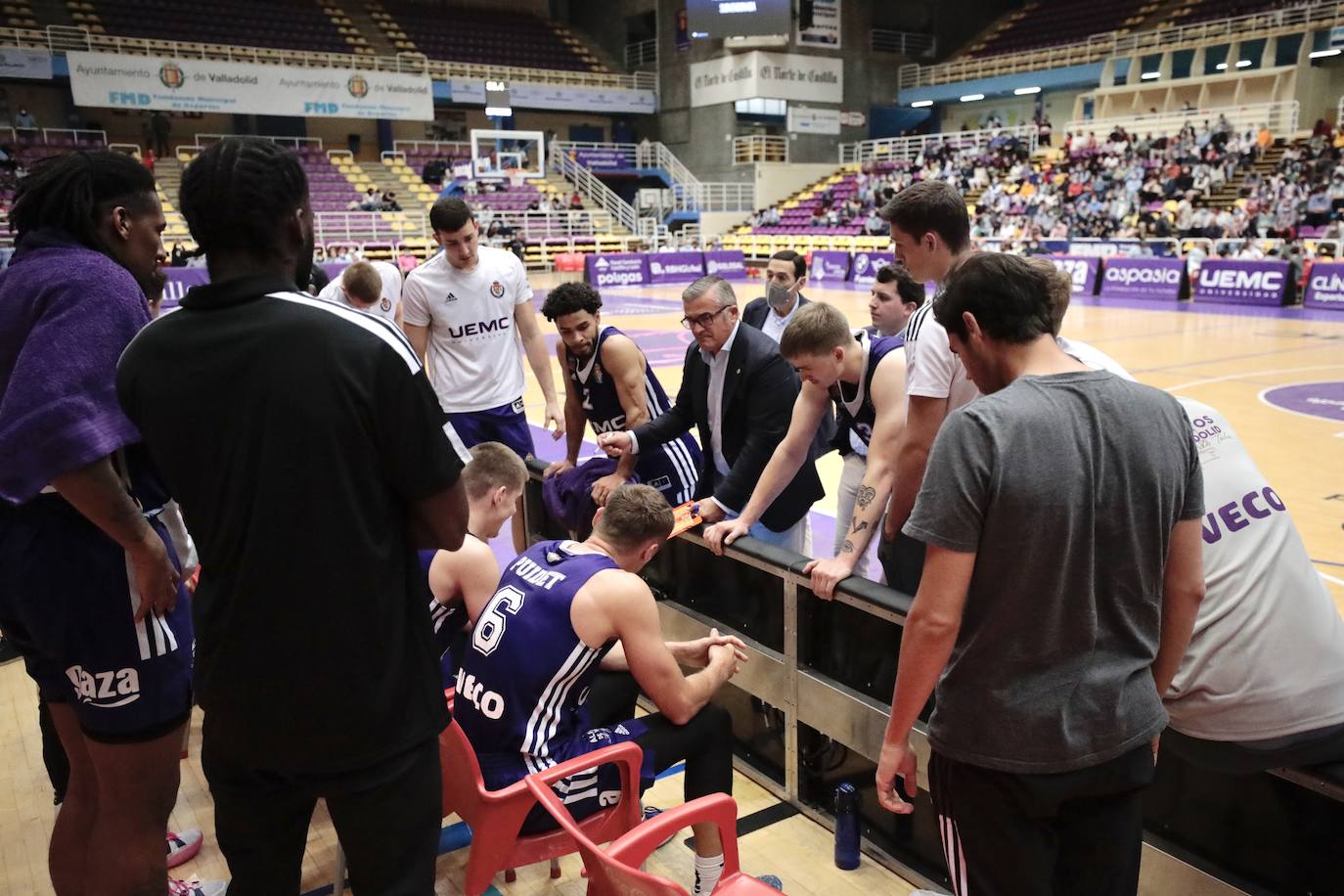 Partido entre el UEMC Real Valladolid y el Juaristi. 