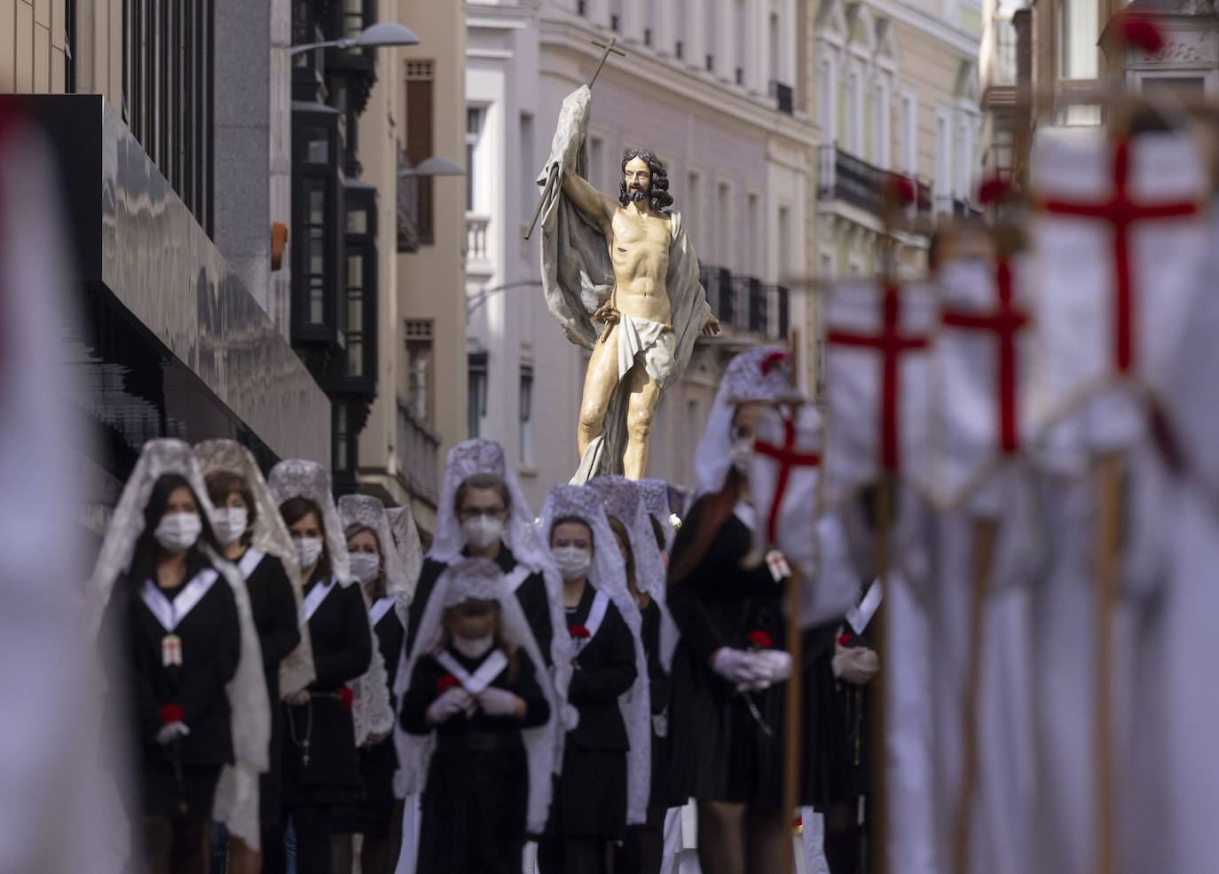 Fotos: Procesión del Encuentro en la Semana Santa de Valladolid (1/3)