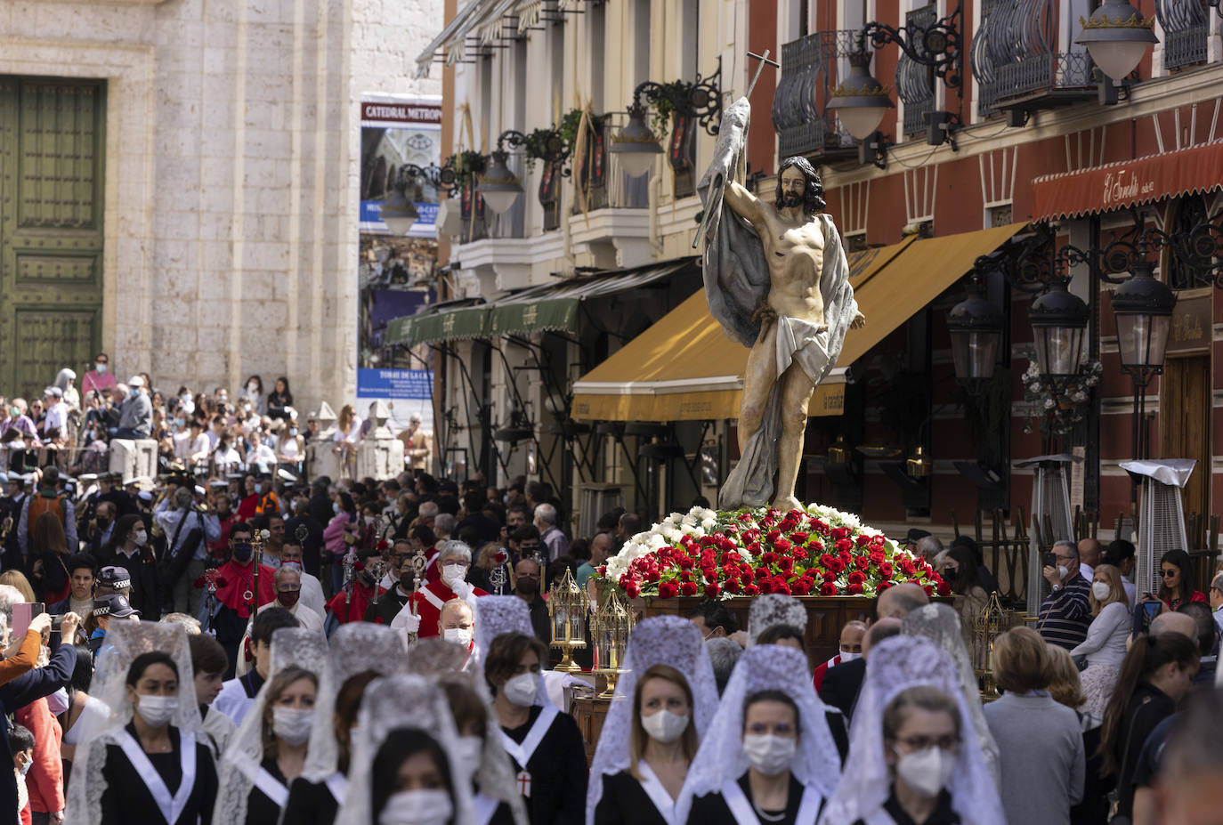 Fotos: Procesión del Encuentro en la Semana Santa de Valladolid (1/3)