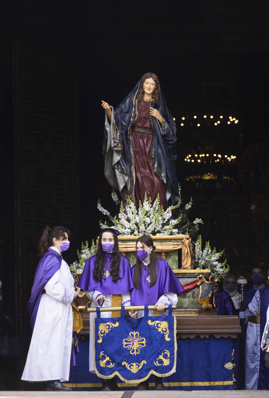 Fotos: Procesión del Encuentro en la Semana Santa de Valladolid (1/3)