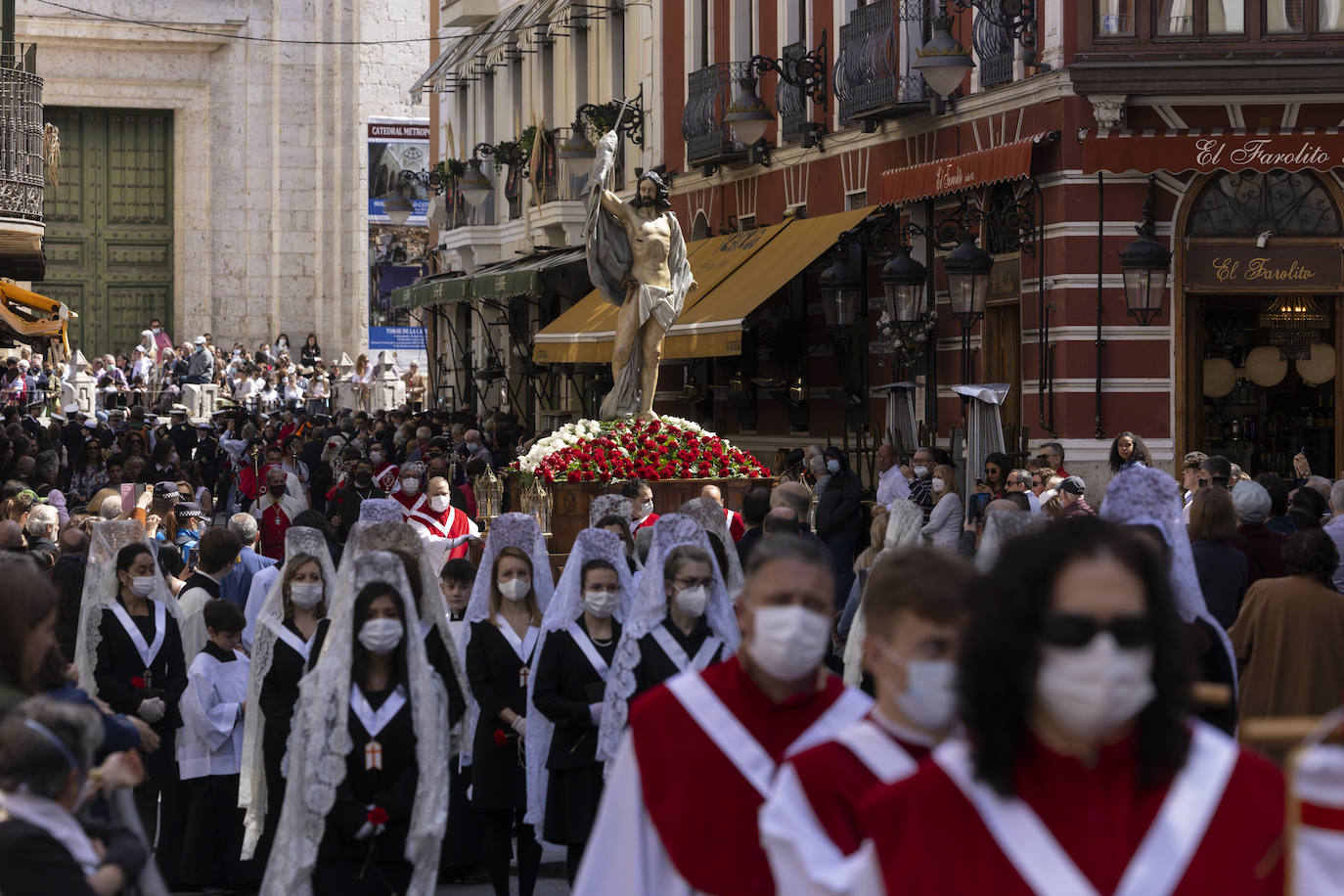 Fotos: Procesión del Encuentro en la Semana Santa de Valladolid (1/3)