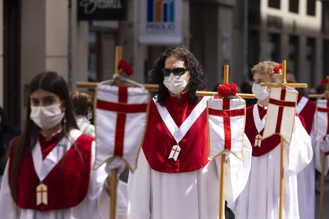 Fotos: Procesión del Encuentro en la Semana Santa de Valladolid (1/3)