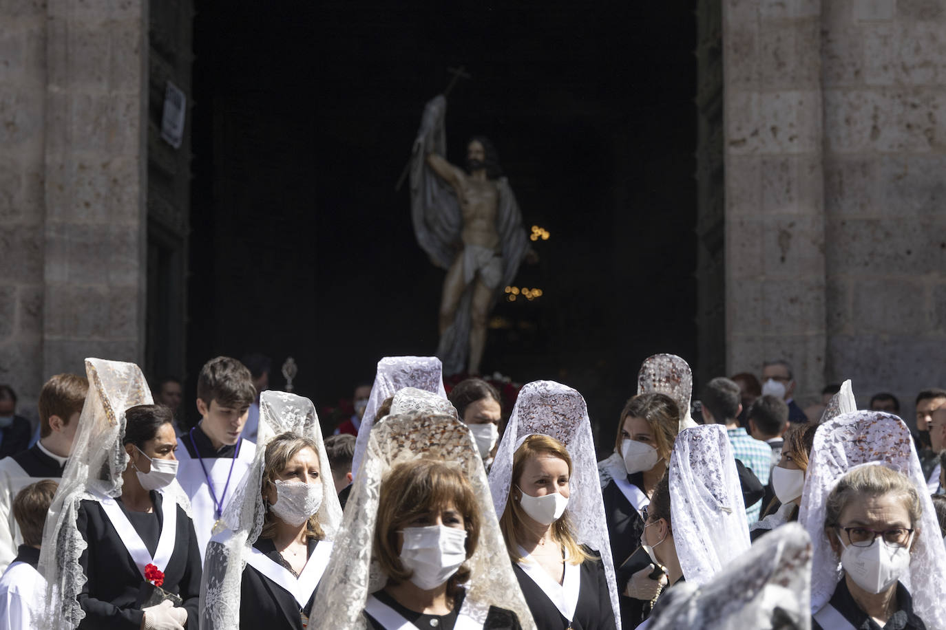 Fotos: Procesión del Encuentro en la Semana Santa de Valladolid (1/3)