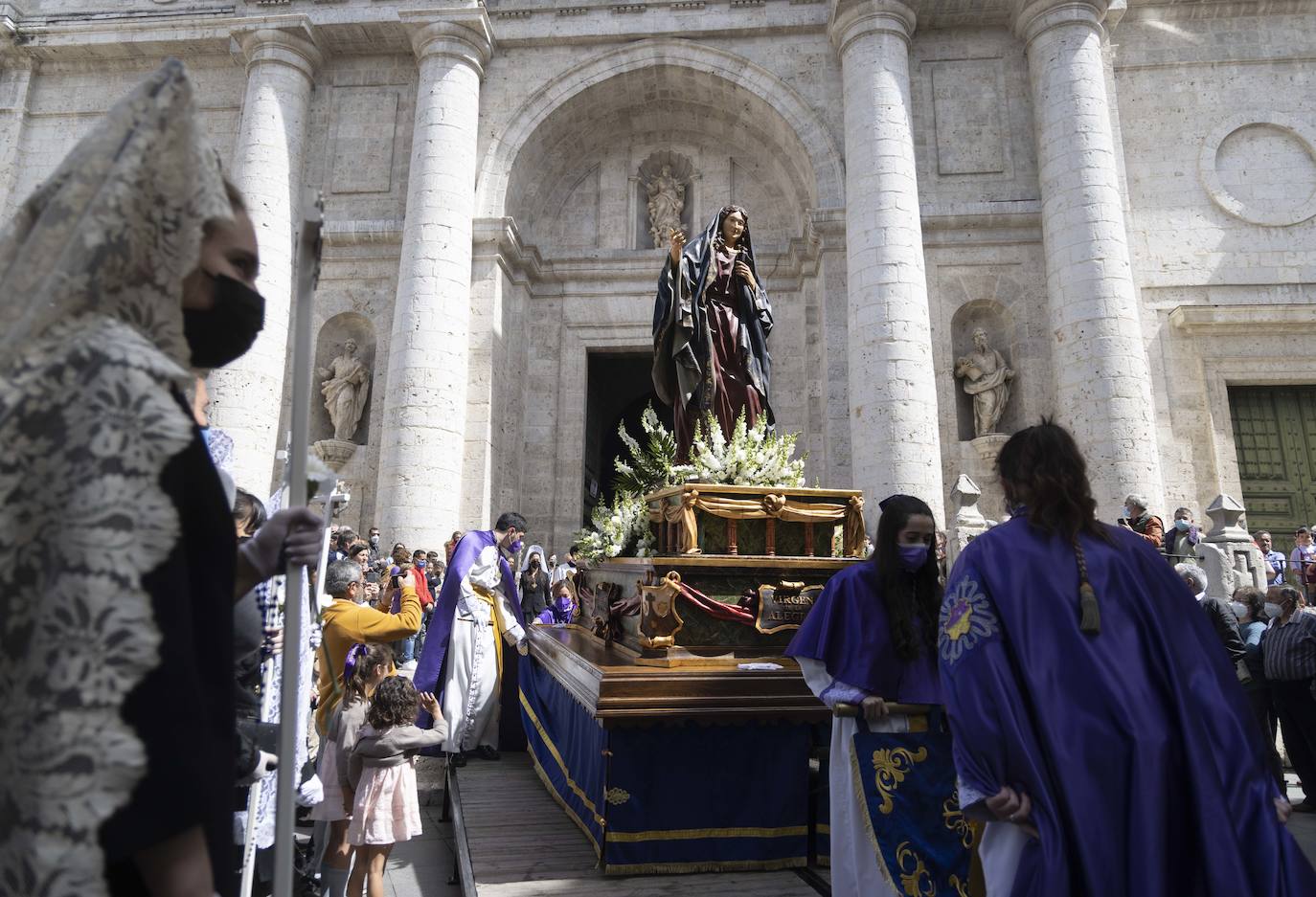 Fotos: Procesión del Encuentro en la Semana Santa de Valladolid (2/3)
