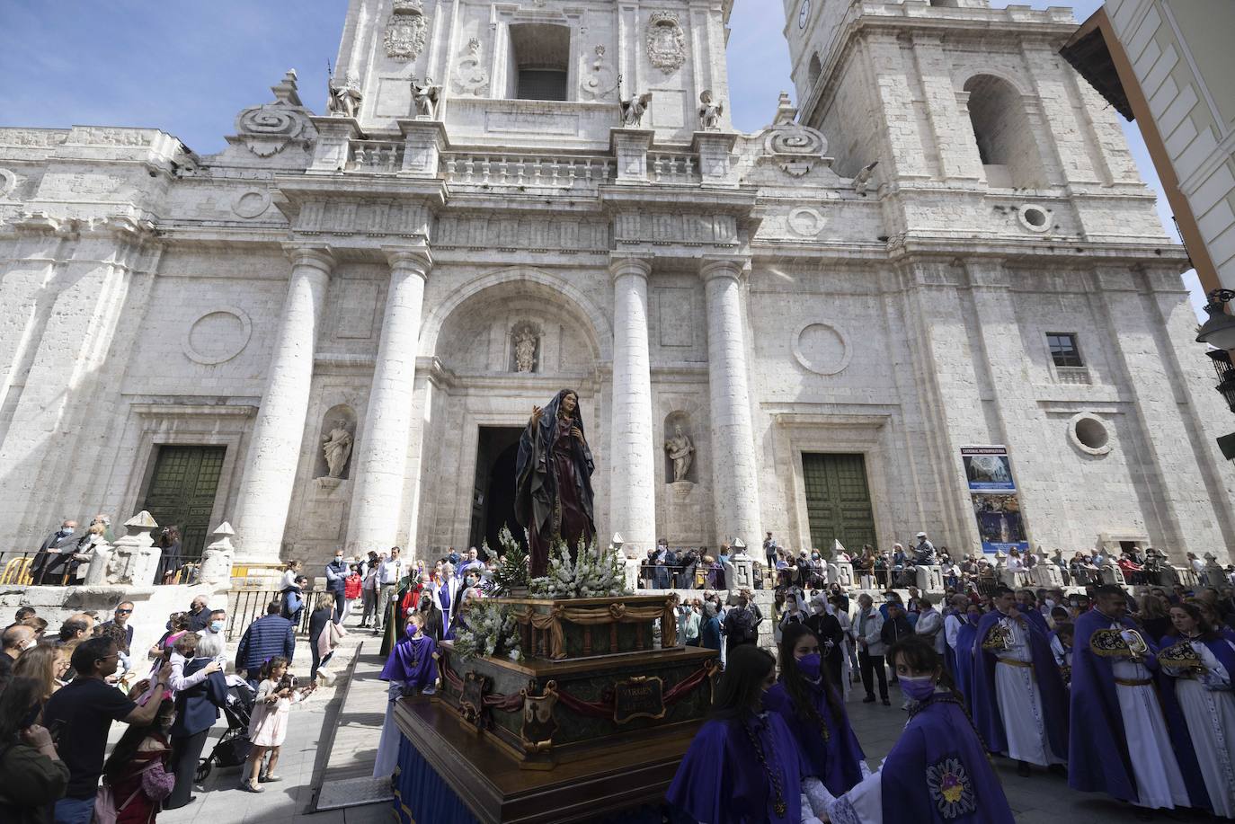 Fotos: Procesión del Encuentro en la Semana Santa de Valladolid (2/3)