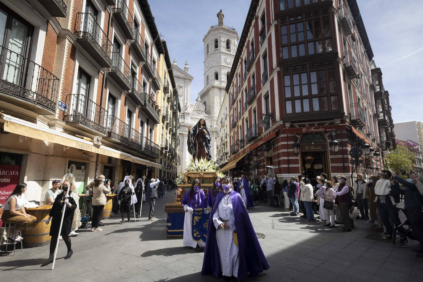 Fotos: Procesión del Encuentro en la Semana Santa de Valladolid (2/3)