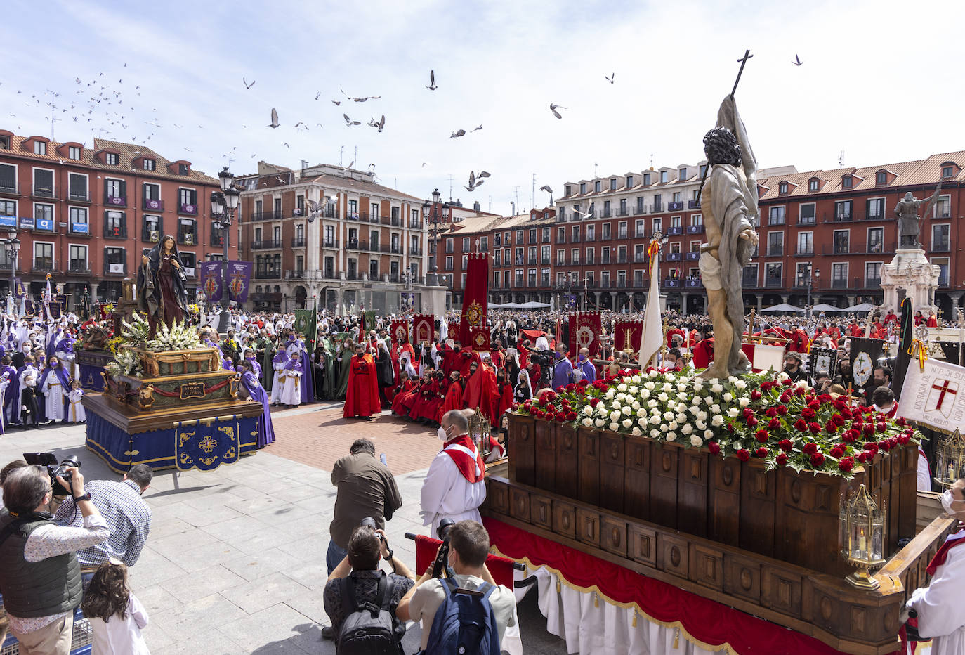 Fotos: Procesión del Encuentro en la Semana Santa de Valladolid (3/3)