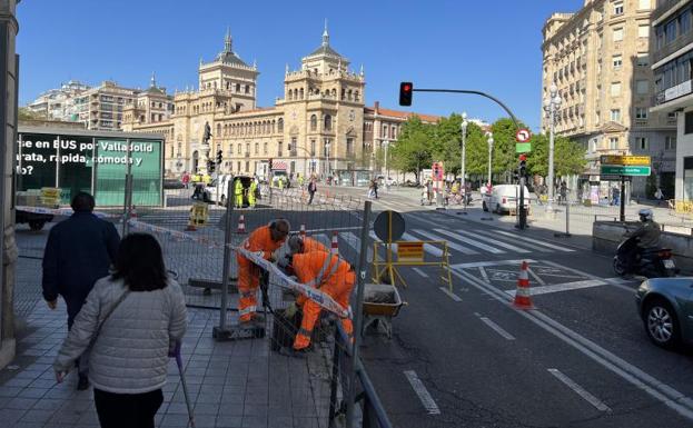 Comienzan las obras en Miguel Íscar. 