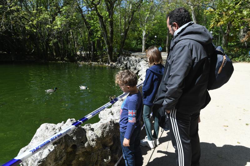 Fotos: Vallado del estanque del Campo Grande en Valladolid