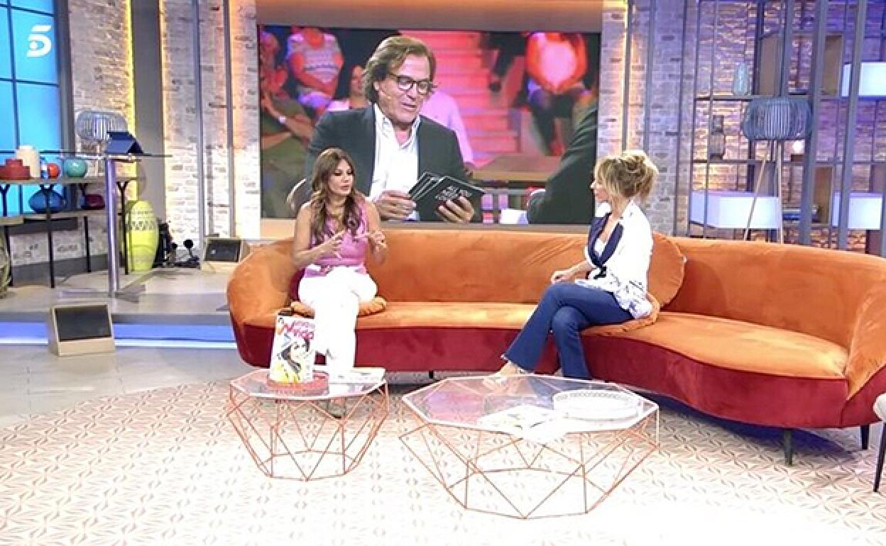 Ivonne Reyes, en el plató de 'Viva la vida'. 